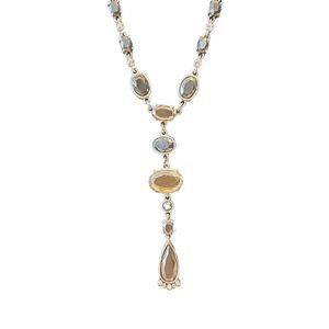 Vida Jewels Silver, Black, & Yellow Necklace